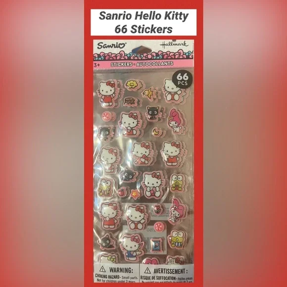 Hello Kitty Backpack Bundle Lot 89 New Pieces of Fun Some Sanrio some nonbrand